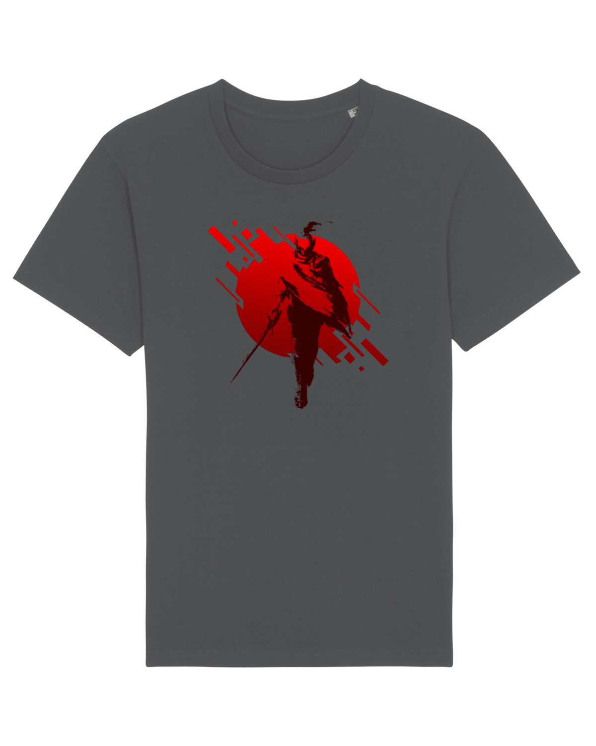 Tricou mânecă scurtă Unisex Rocker Anthracite