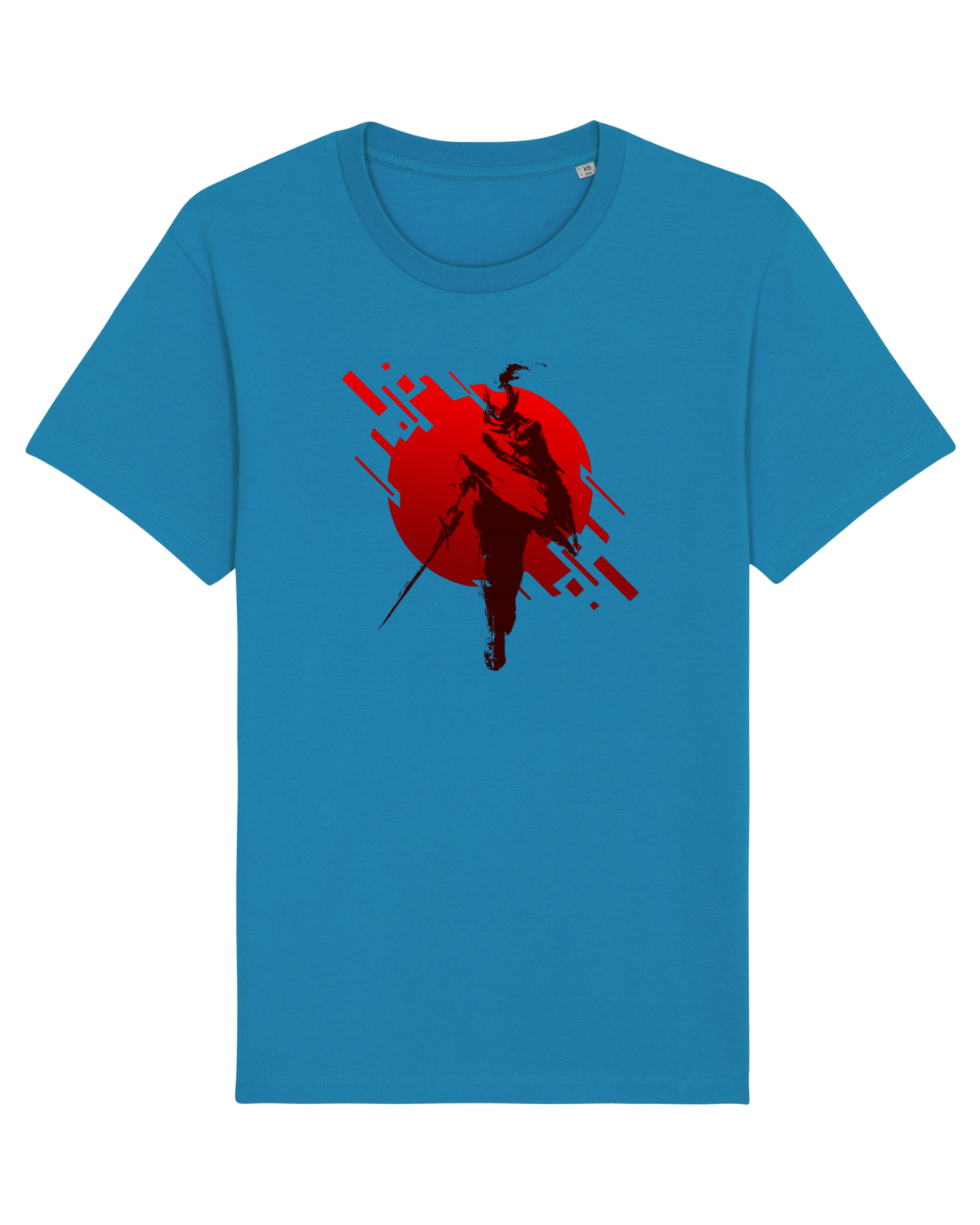 Tricou mânecă scurtă Unisex Rocker Azur