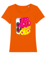 Too loud Tricou mânecă scurtă guler larg fitted Damă Expresser