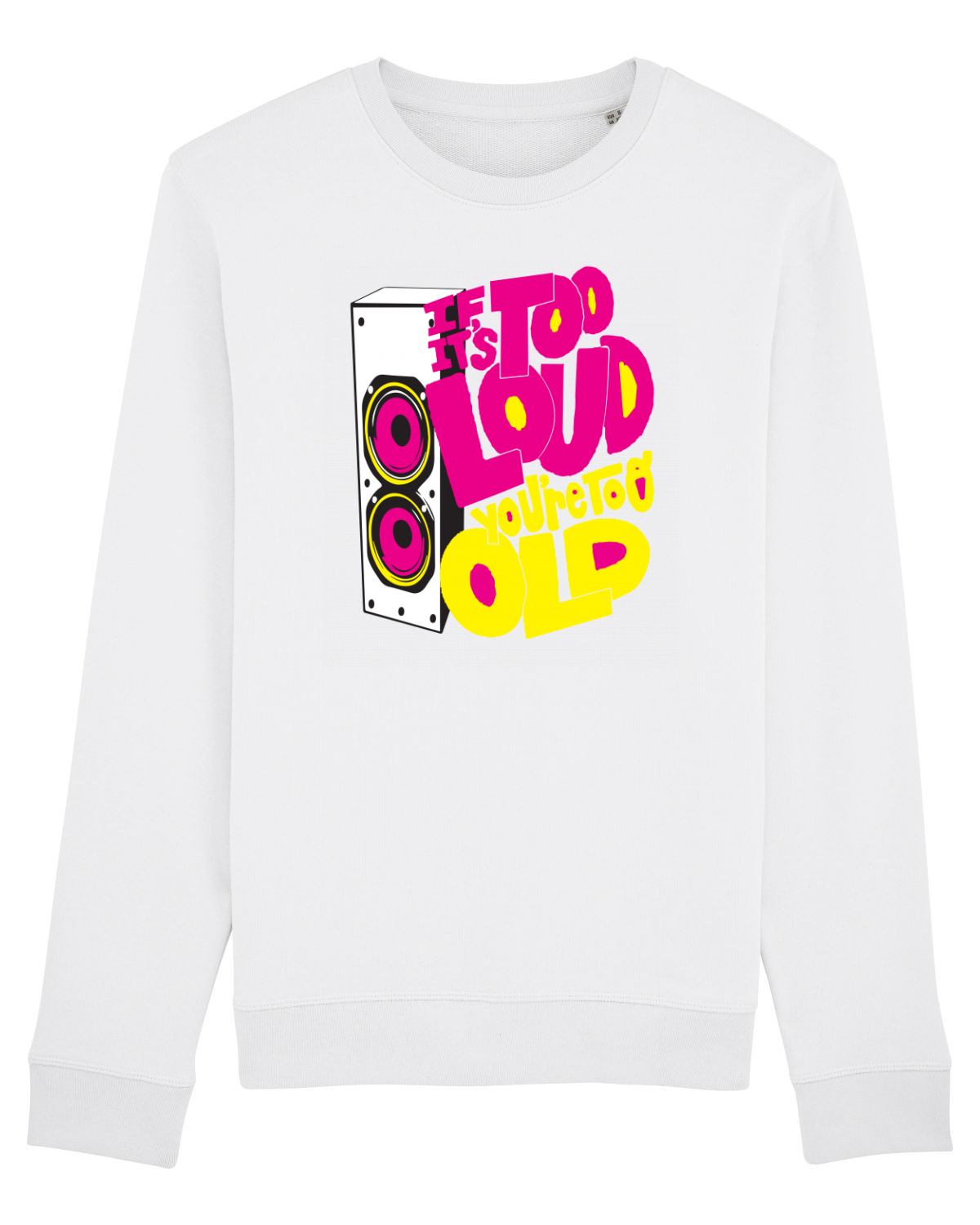Bluză mânecă lungă Unisex Rise White