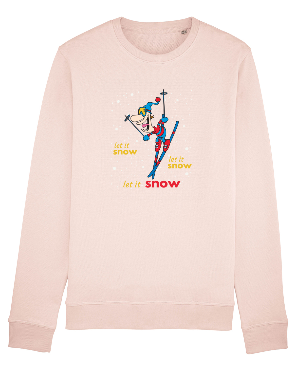 Bluză mânecă lungă Unisex Rise Candy Pink