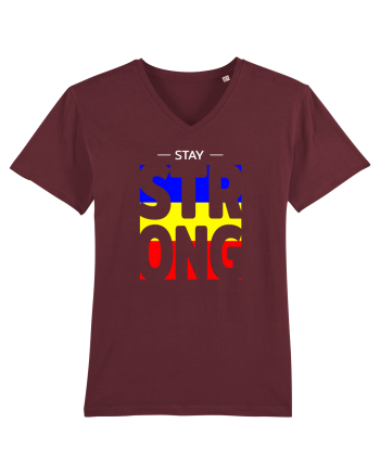 Stay strong romane Burgundy
