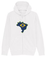 Brazlia  Hanorac cu fermoar Unisex Connector