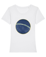 Brazlia  Tricou mânecă scurtă guler larg fitted Damă Expresser