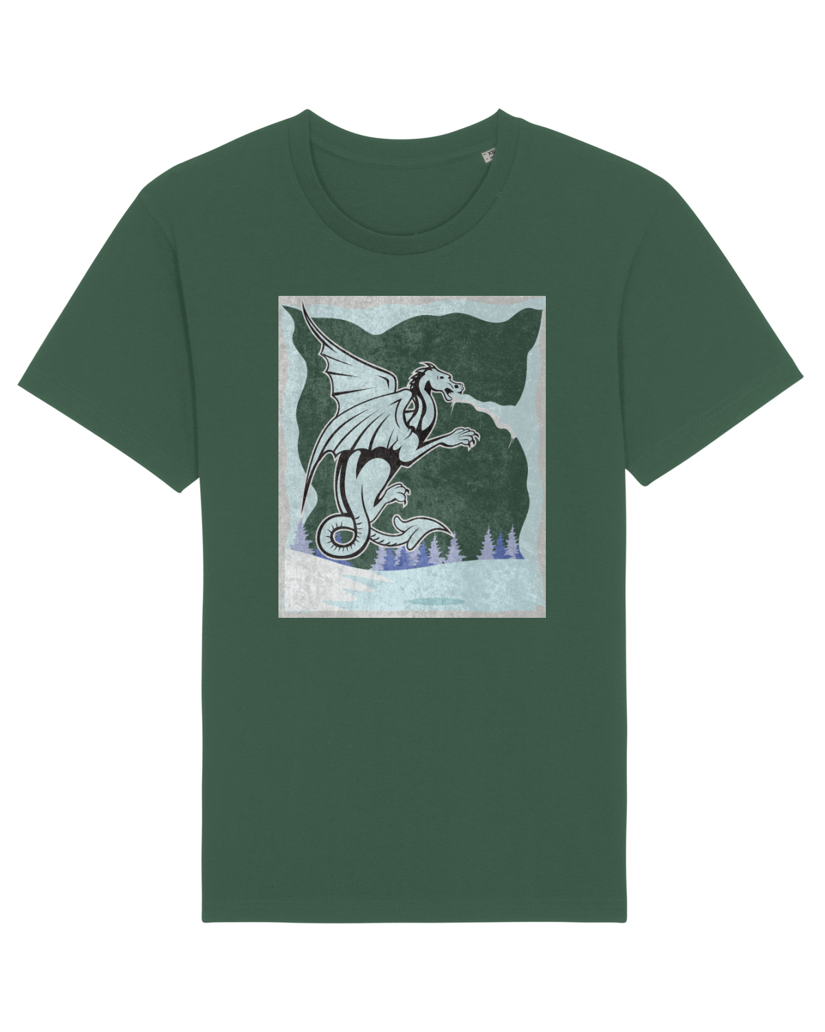 Tricou mânecă scurtă Unisex Rocker Bottle Green