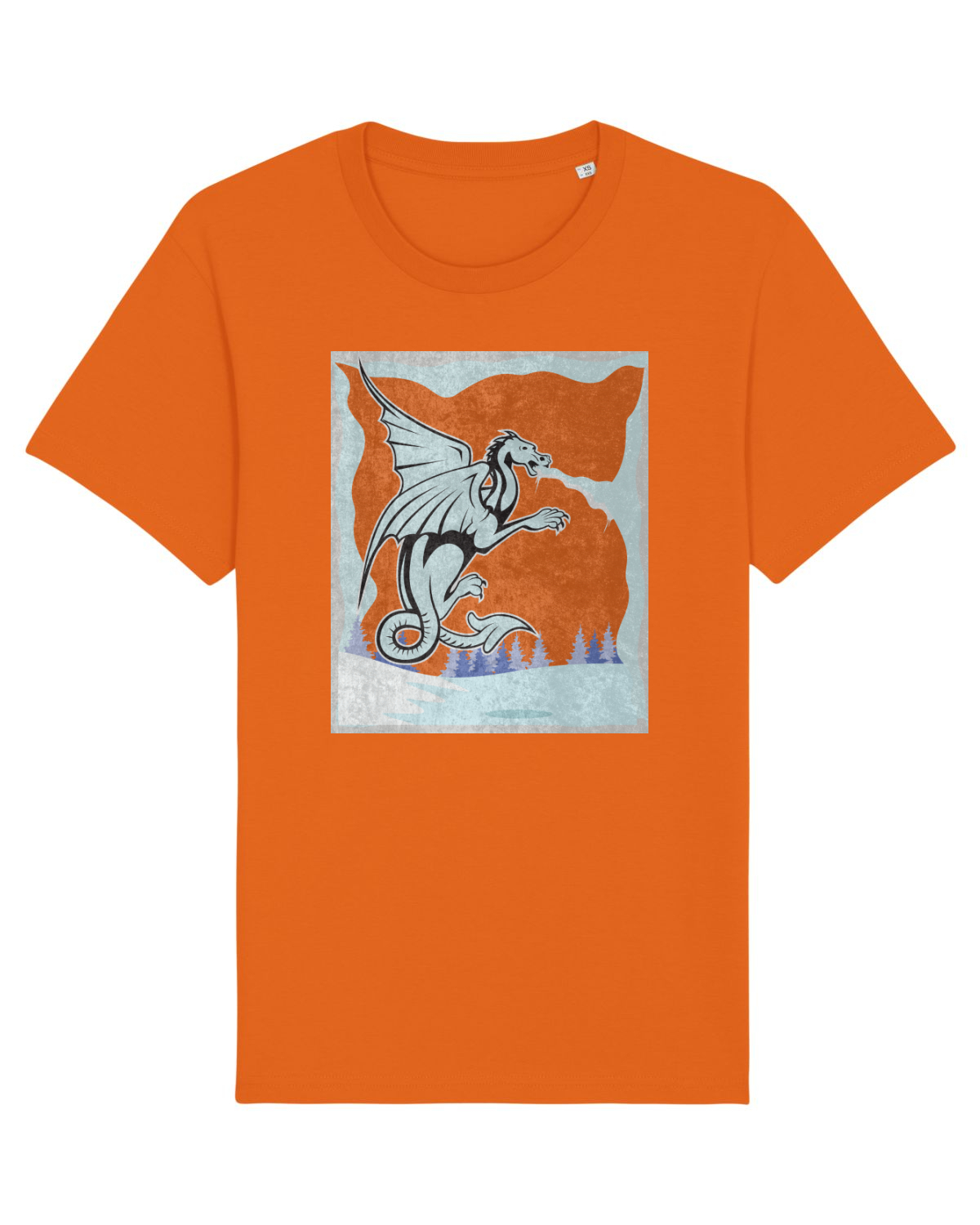 Tricou mânecă scurtă Unisex Rocker Bright Orange