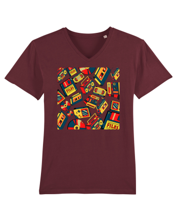 Retro Nostalgia Burgundy