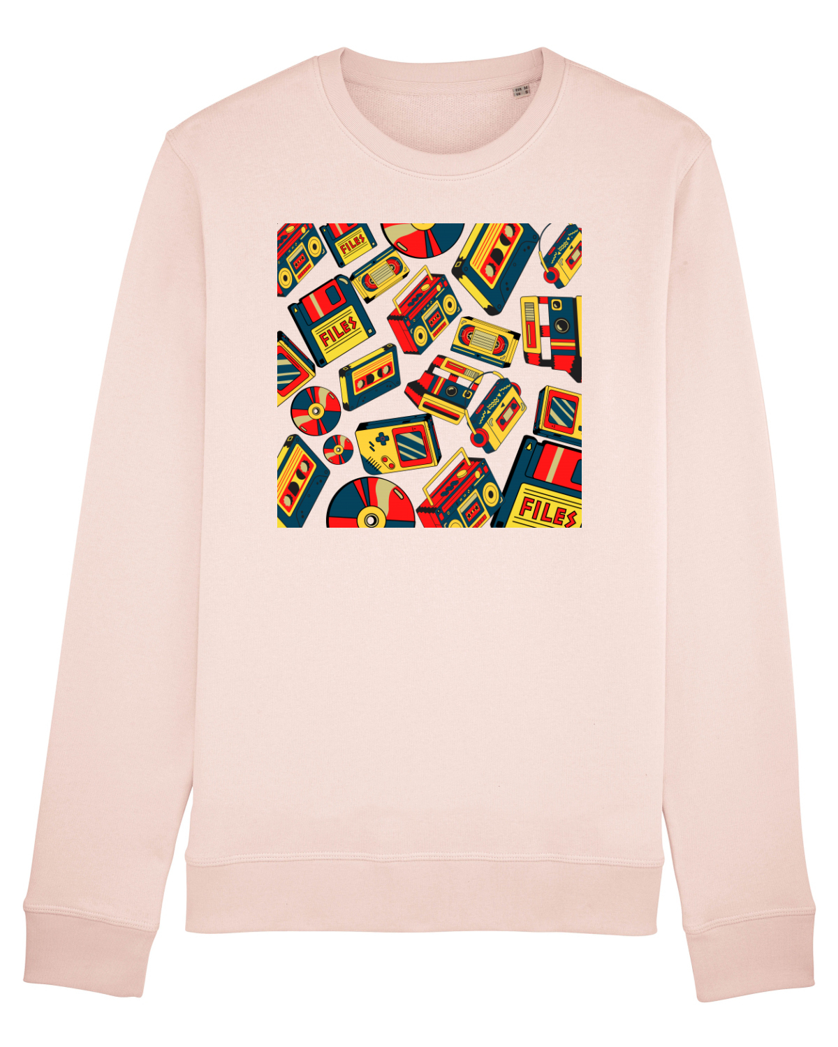 Bluză mânecă lungă Unisex Rise Candy Pink