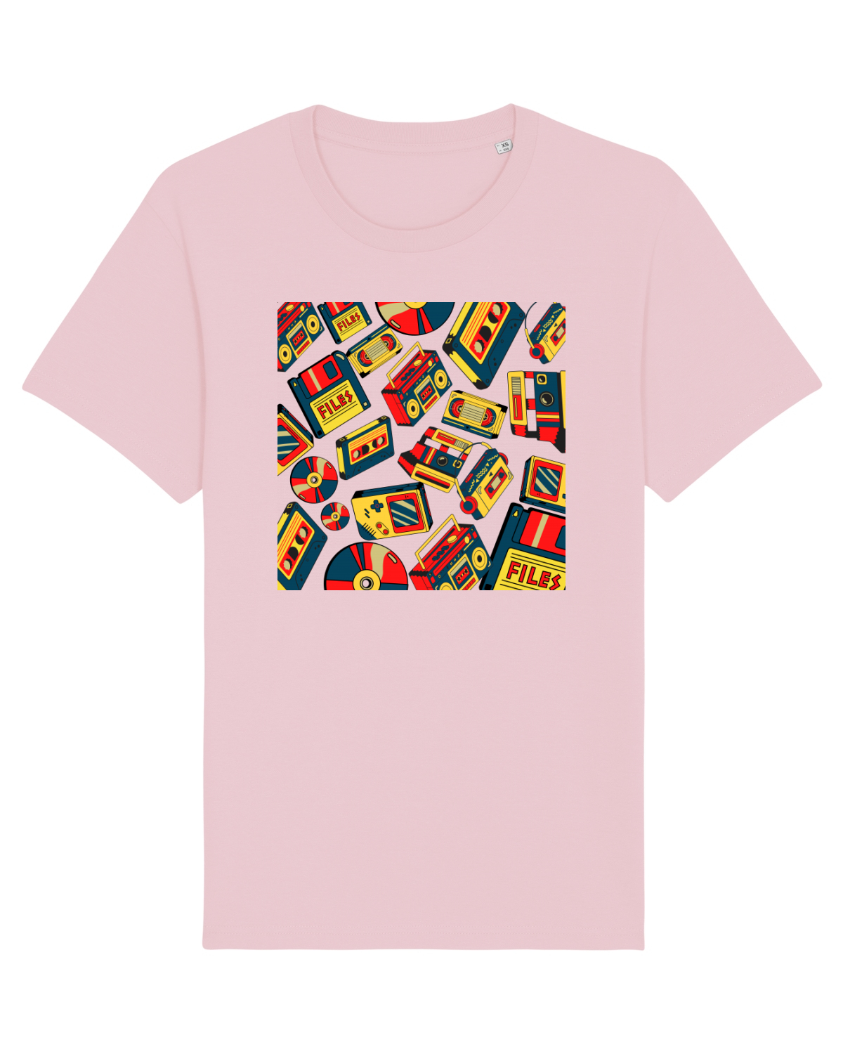 Tricou mânecă scurtă Unisex Rocker Cotton Pink