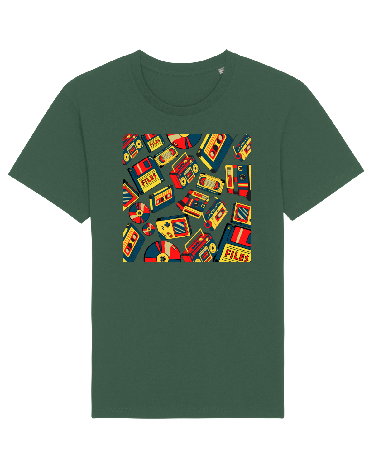 Tricou mânecă scurtă Unisex Rocker Bottle Green