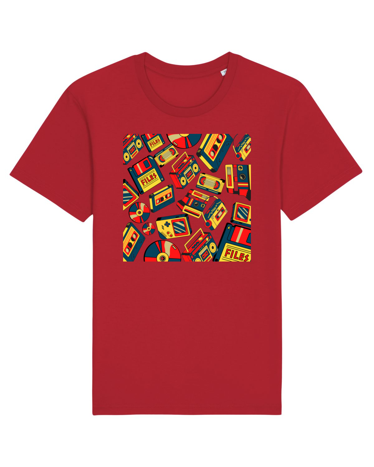 Tricou mânecă scurtă Unisex Rocker Red