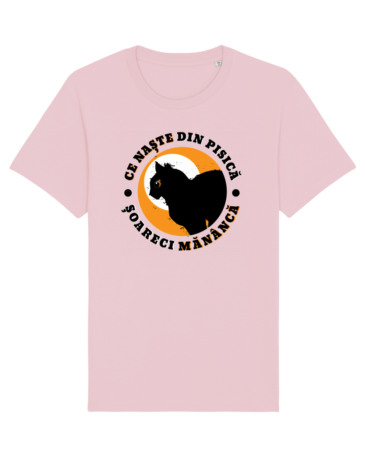 Tricou mânecă scurtă Unisex Rocker Cotton Pink