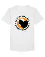 Ce naste din pisica Tricou mânecă scurtă guler larg Bărbat Skater