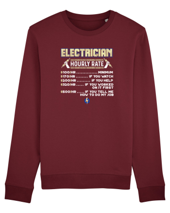 Electrician Burgundy