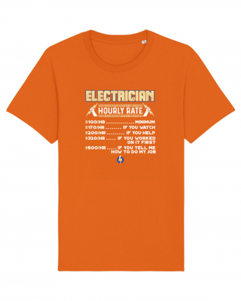 Electrician Bright Orange