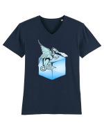 Ice Dragon  Tricou mânecă scurtă guler V Bărbat Presenter