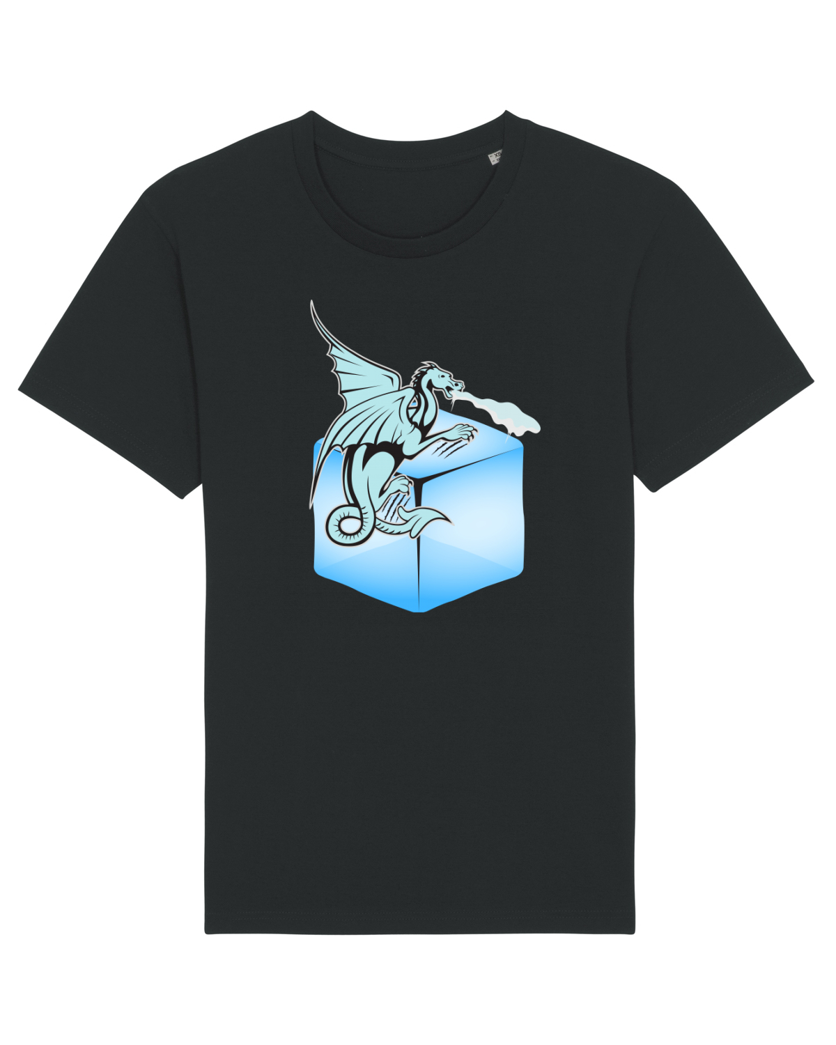 Tricou mânecă scurtă Unisex Rocker Black