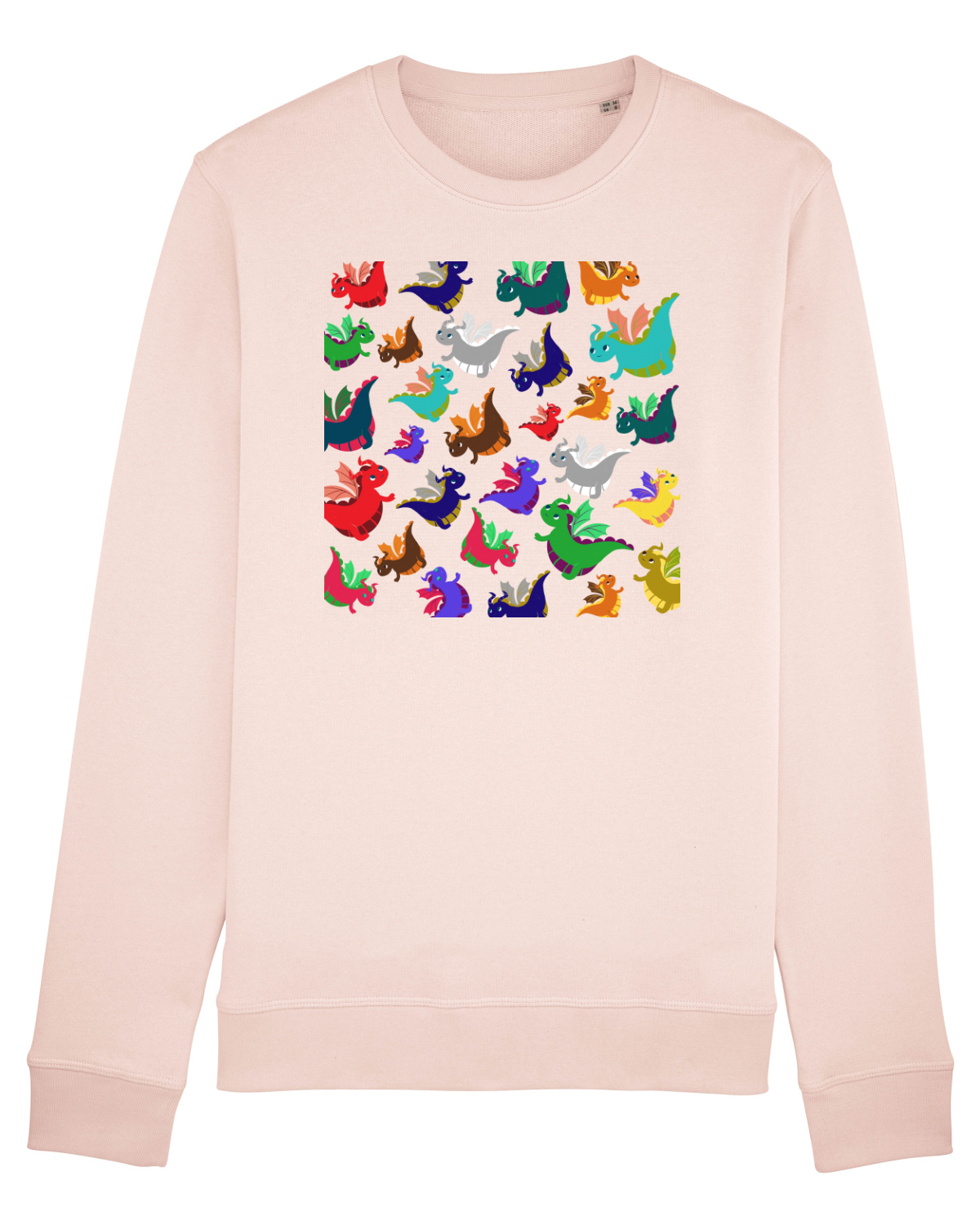 Bluză mânecă lungă Unisex Rise Candy Pink