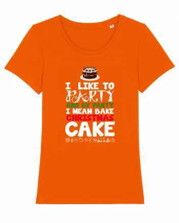 CHRISTMAS CAKE Bright Orange