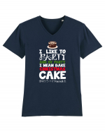 CHRISTMAS CAKE Tricou mânecă scurtă guler V Bărbat Presenter