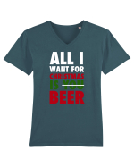 CHRISTMAS Tricou mânecă scurtă guler V Bărbat Presenter