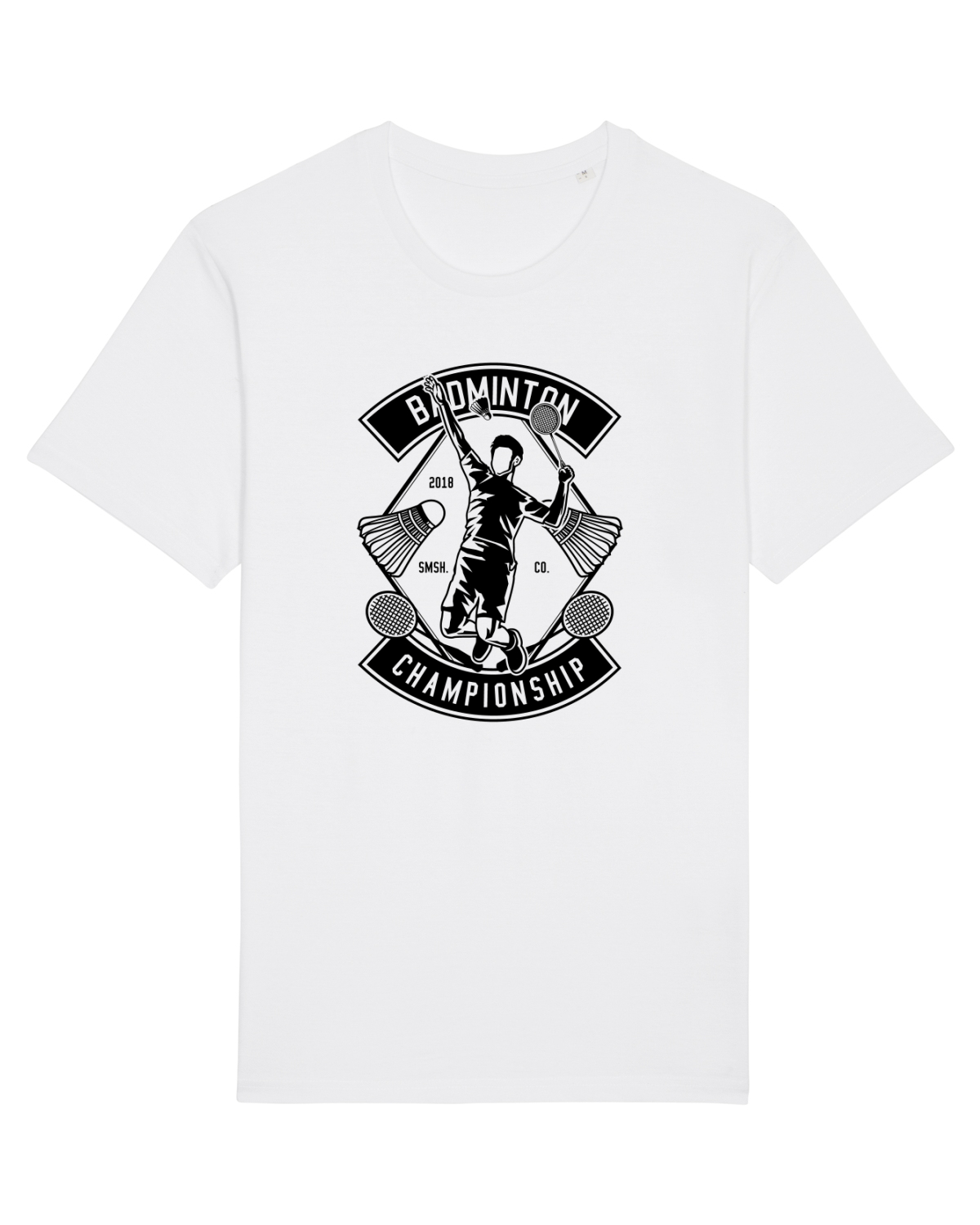 Tricou mânecă scurtă Unisex Rocker White