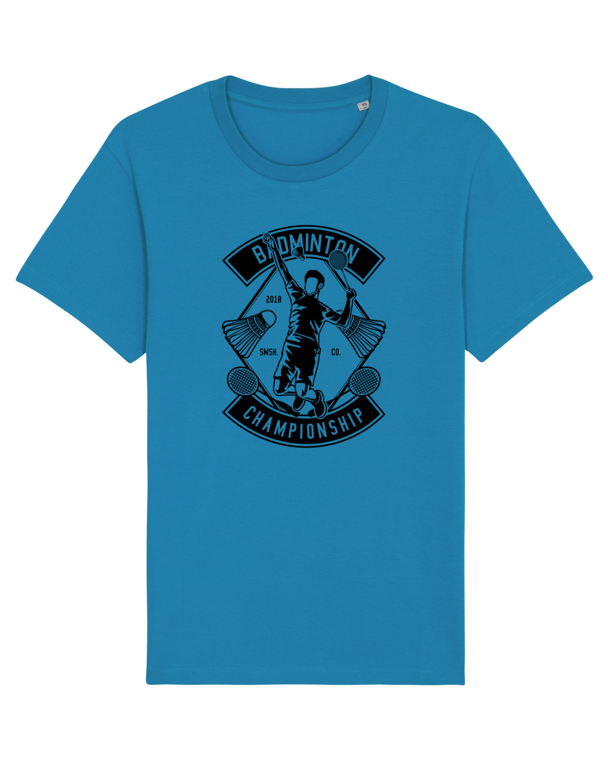 Tricou mânecă scurtă Unisex Rocker Azur