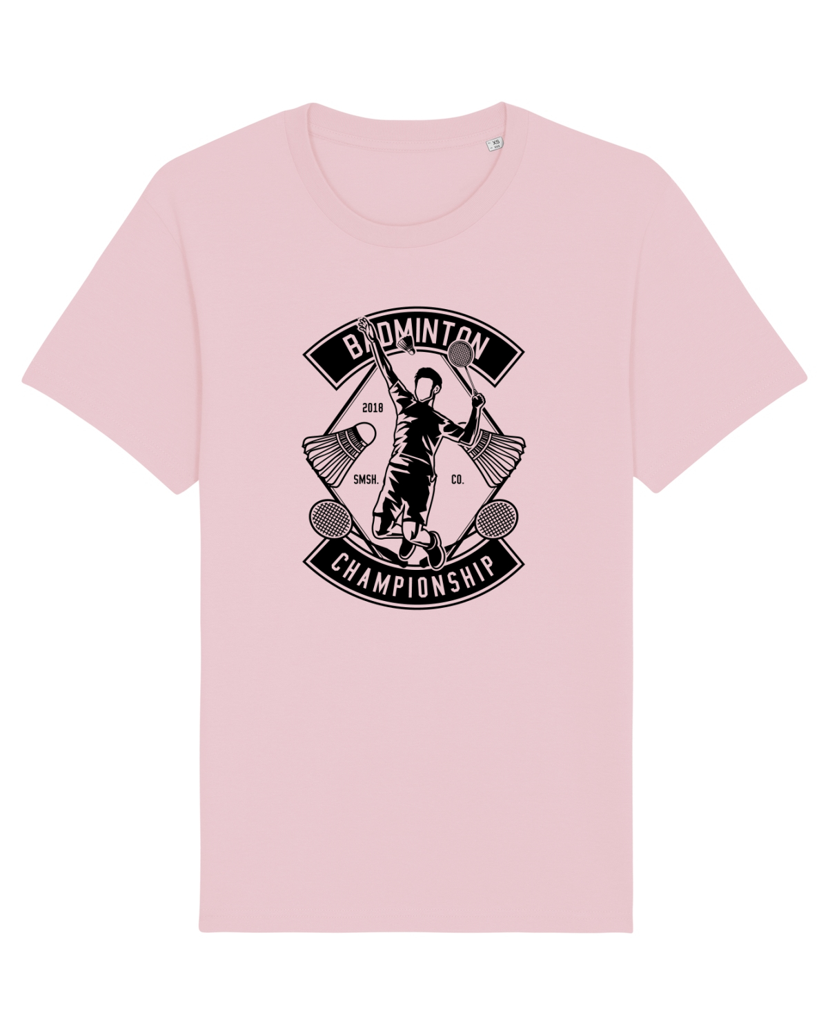 Tricou mânecă scurtă Unisex Rocker Cotton Pink