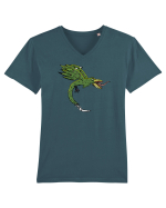 MUTANT DRAGON GREEN Tricou mânecă scurtă guler V Bărbat Presenter