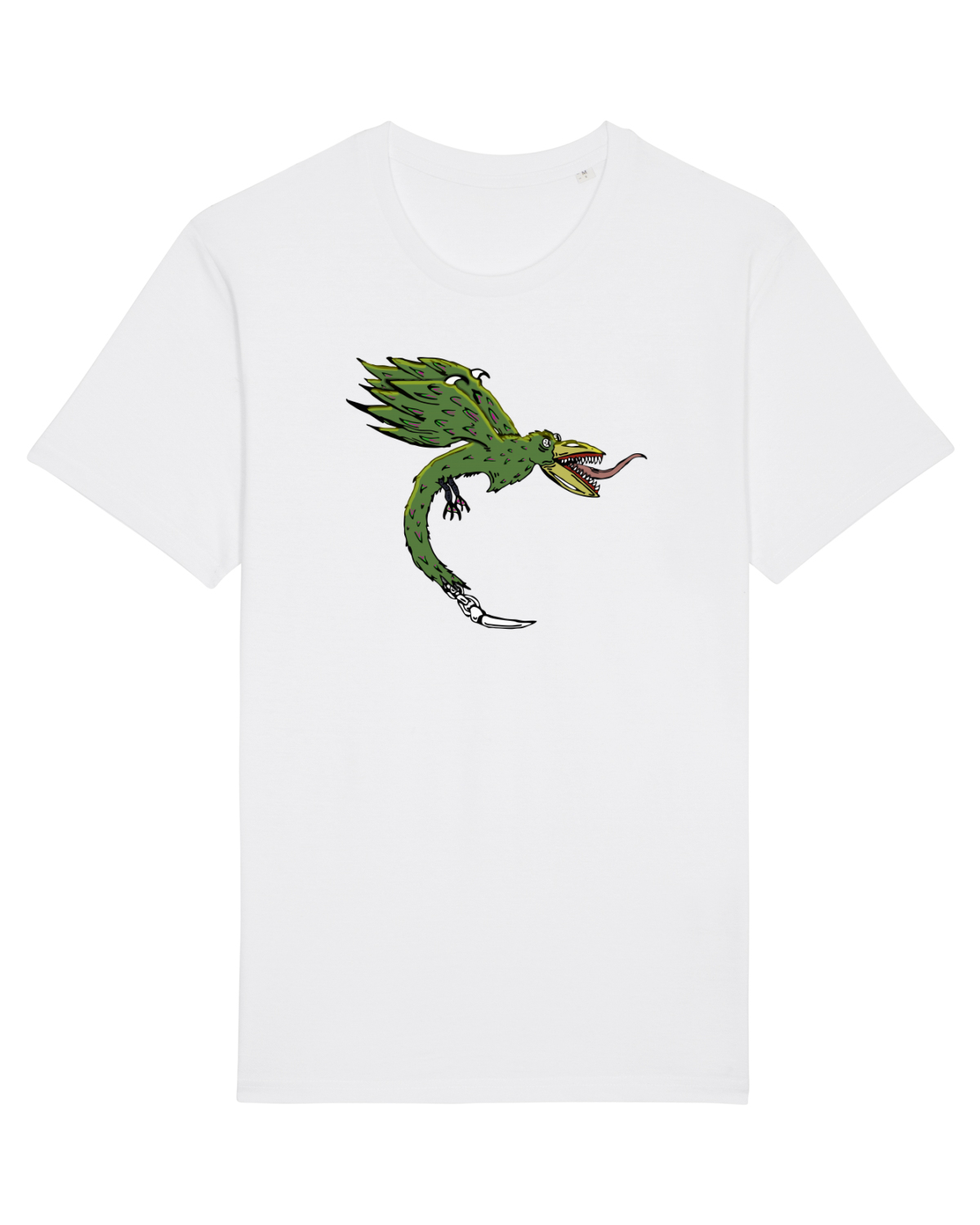 Tricou mânecă scurtă Unisex Rocker White
