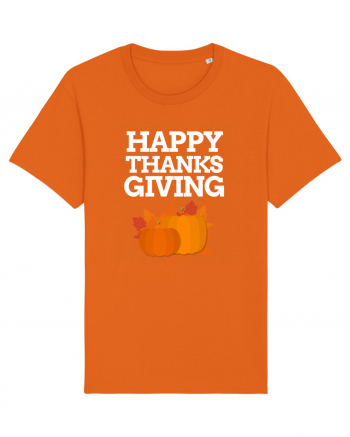 THANKS GIVING Bright Orange