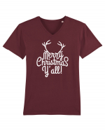 MERRY CHRISTMAS Tricou mânecă scurtă guler V Bărbat Presenter