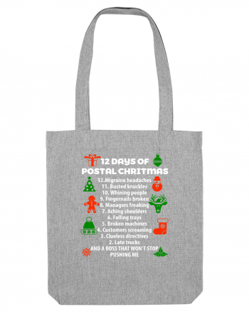 POSTAL CHRISTMAS Heather Grey