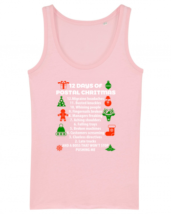 POSTAL CHRISTMAS Cotton Pink