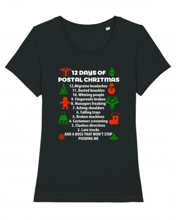 POSTAL CHRISTMAS Black