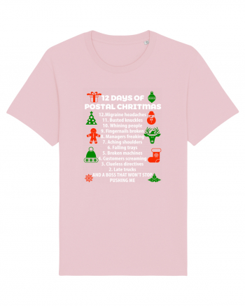 POSTAL CHRISTMAS Cotton Pink