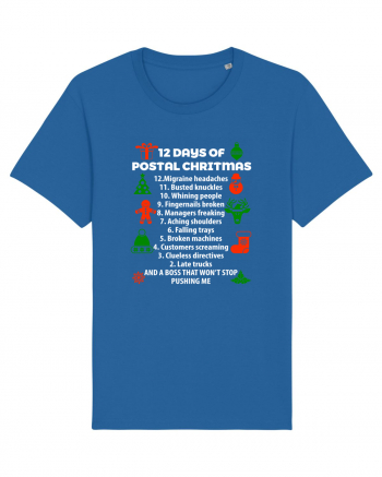 POSTAL CHRISTMAS Royal Blue