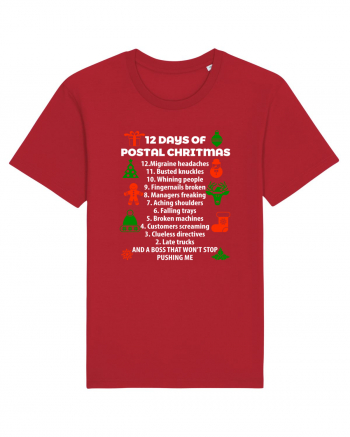 POSTAL CHRISTMAS Red