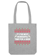 CHRISTMAS BEER Sacoșă textilă