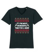 CHRISTMAS BEER Tricou mânecă scurtă guler V Bărbat Presenter