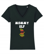 CHRISTMAS Tricou mânecă scurtă guler V Damă Evoker