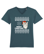 CHRISTMAS Tricou mânecă scurtă guler V Bărbat Presenter