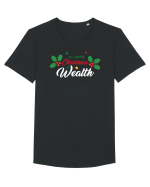 All I want for Christmas is Wealth Tricou mânecă scurtă guler larg Bărbat Skater