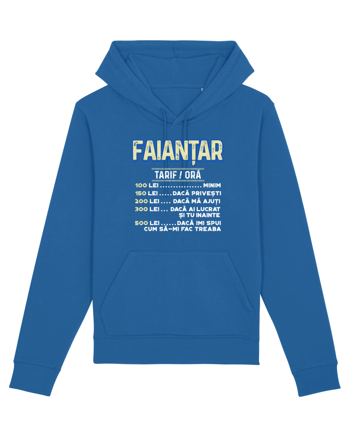 Hanorac Unisex Drummer Royal Blue