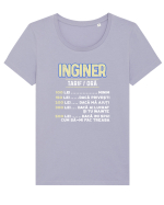 Inginer Tricou mânecă scurtă guler larg fitted Damă Expresser