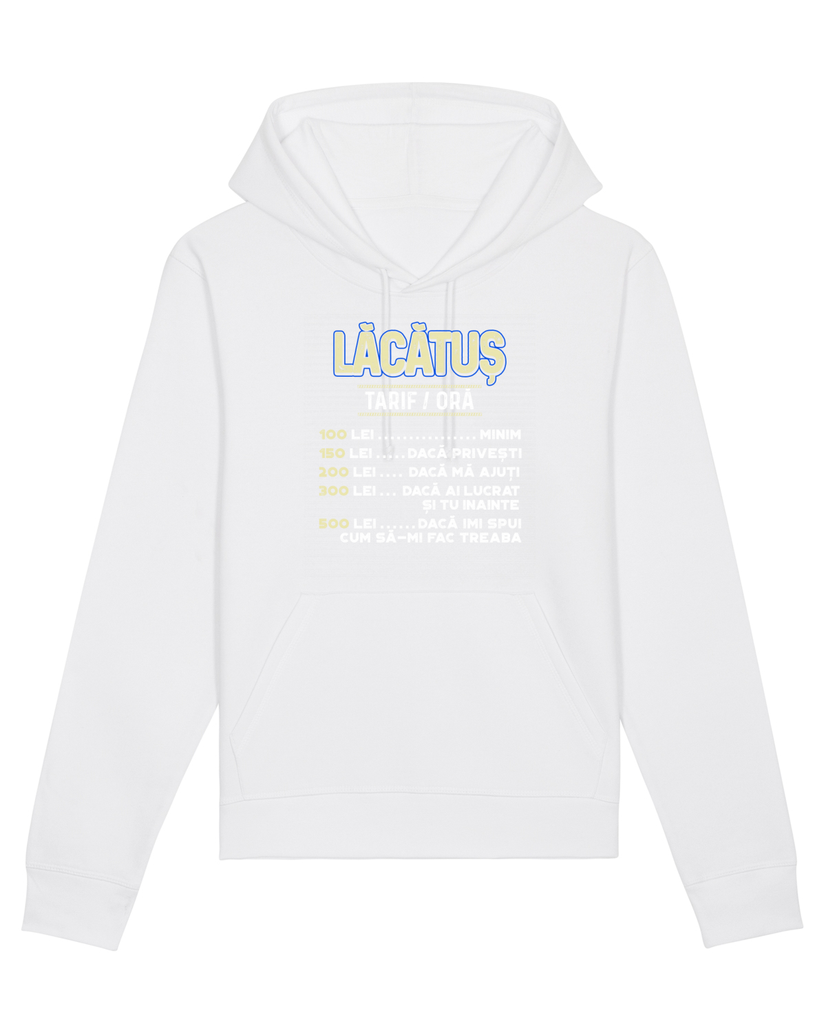 Hanorac Unisex Drummer White