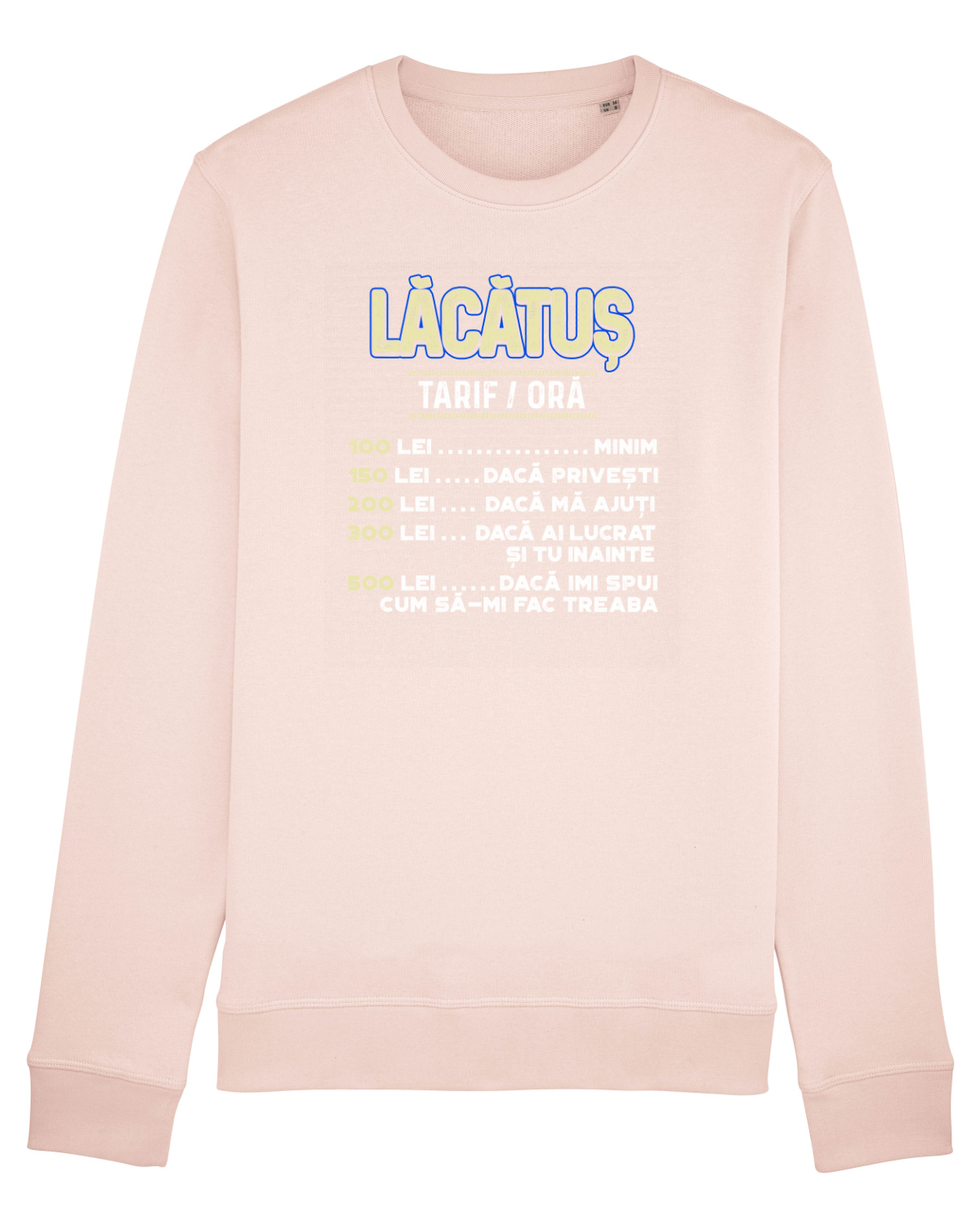 Bluză mânecă lungă Unisex Rise Candy Pink
