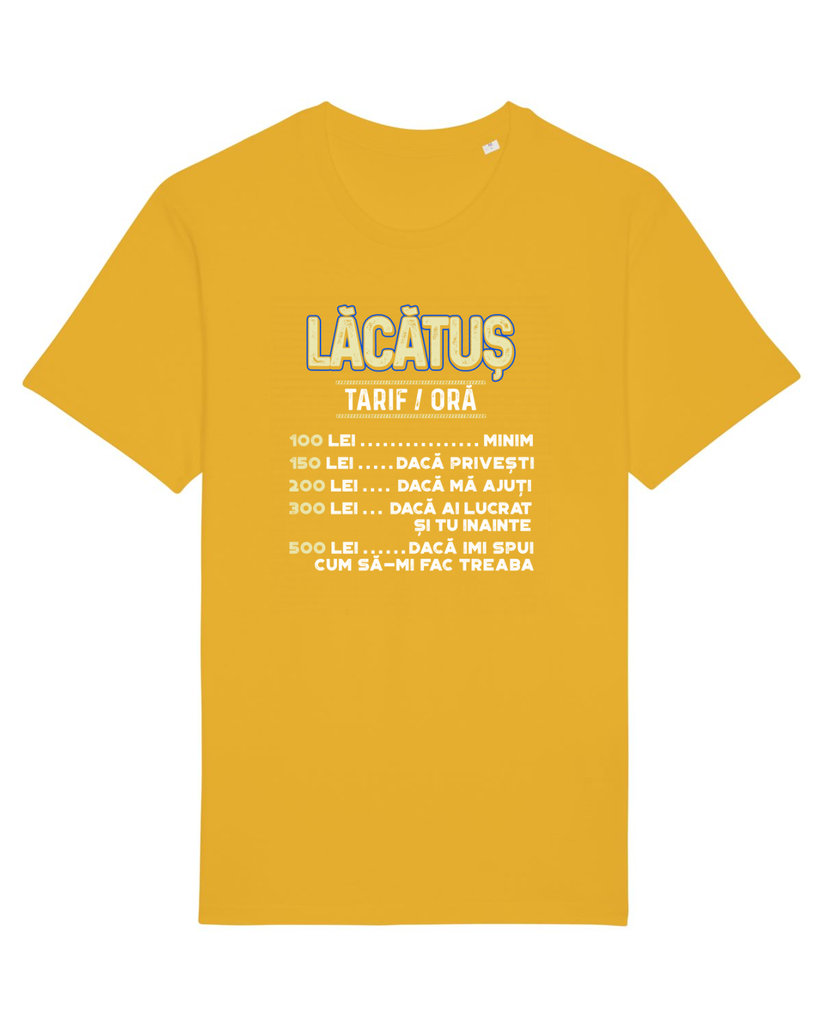 Tricou mânecă scurtă Unisex Rocker Spectra Yellow