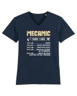 Mecanic Tricou mânecă scurtă guler V Bărbat Presenter