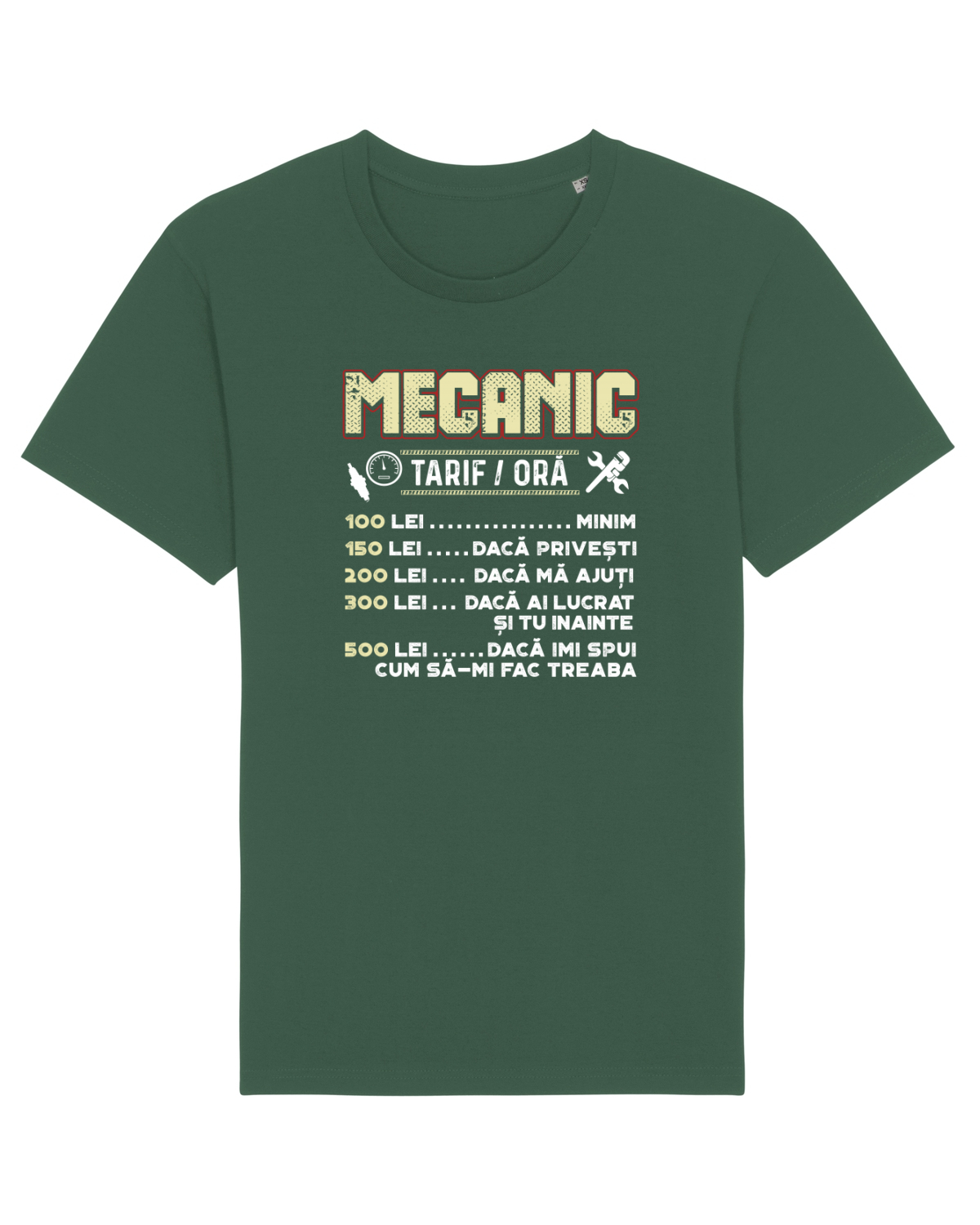 Tricou mânecă scurtă Unisex Rocker Bottle Green